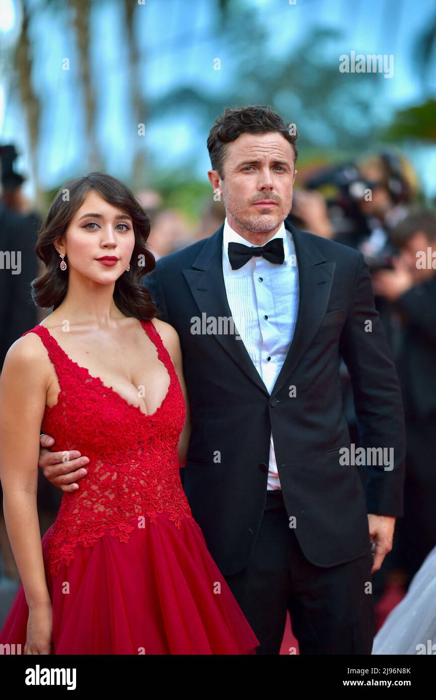 Cannes, France. 20th May, 2022. CANNES - MAY 20: Caylee Cowan arrives to  the premiere of  Three Thousand Years of Longing  during the 75th Edition  of Cannes Film Festival on