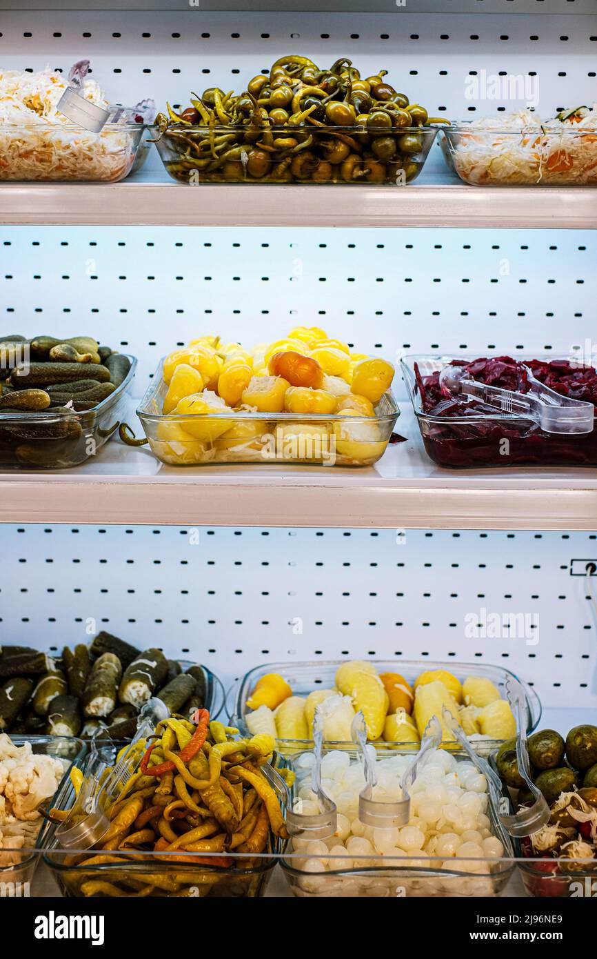The pickle bar Stock Photo Alamy