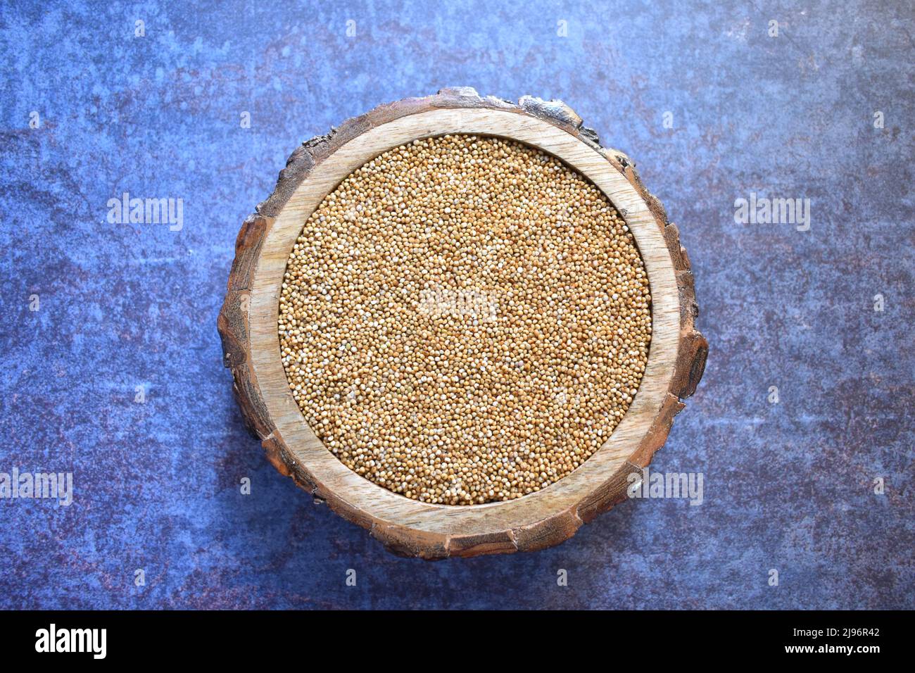 Raw whole dried Kodo millet Stock Photo