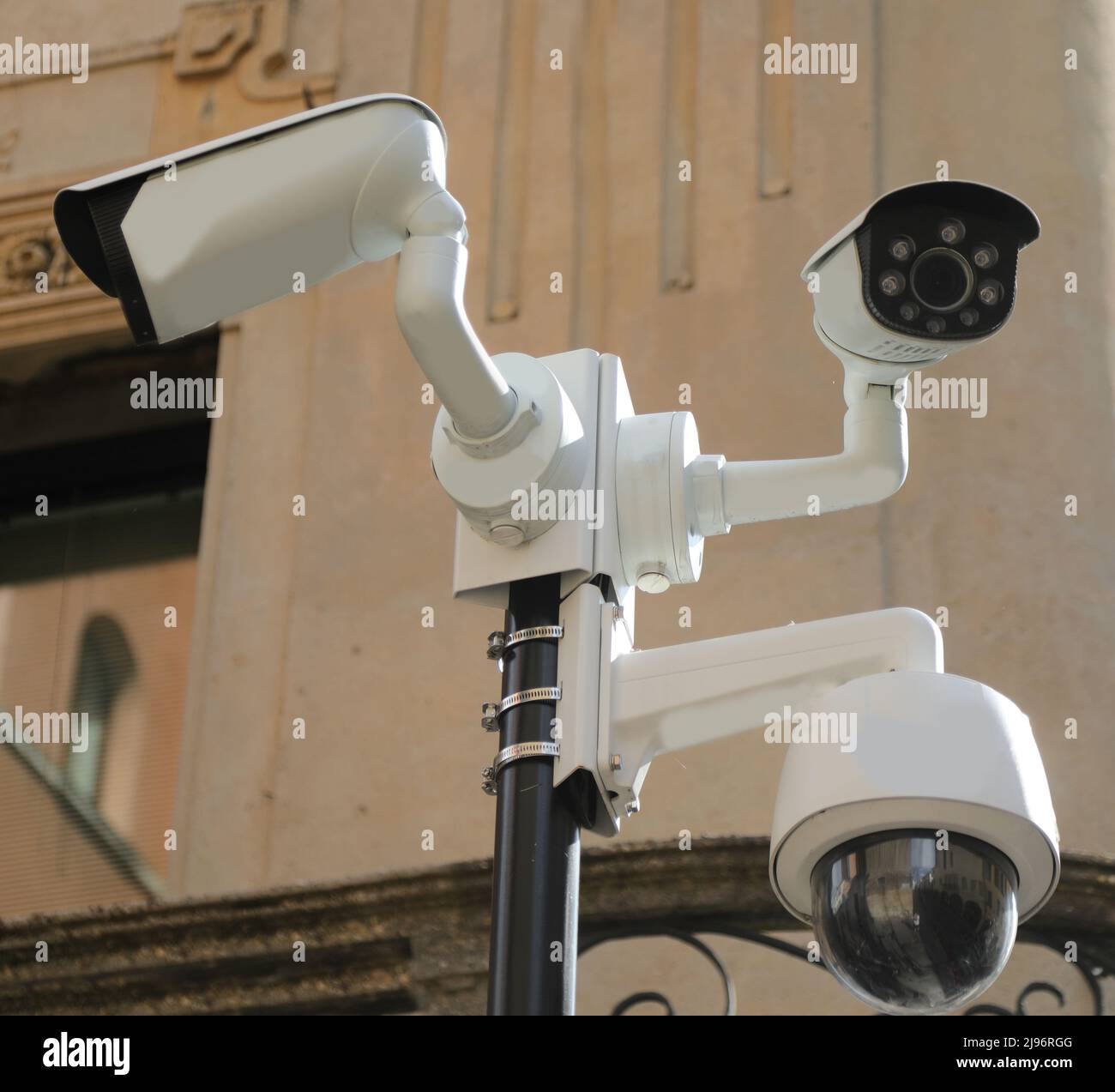 three highdefinition cameras for video surveillance by the city police