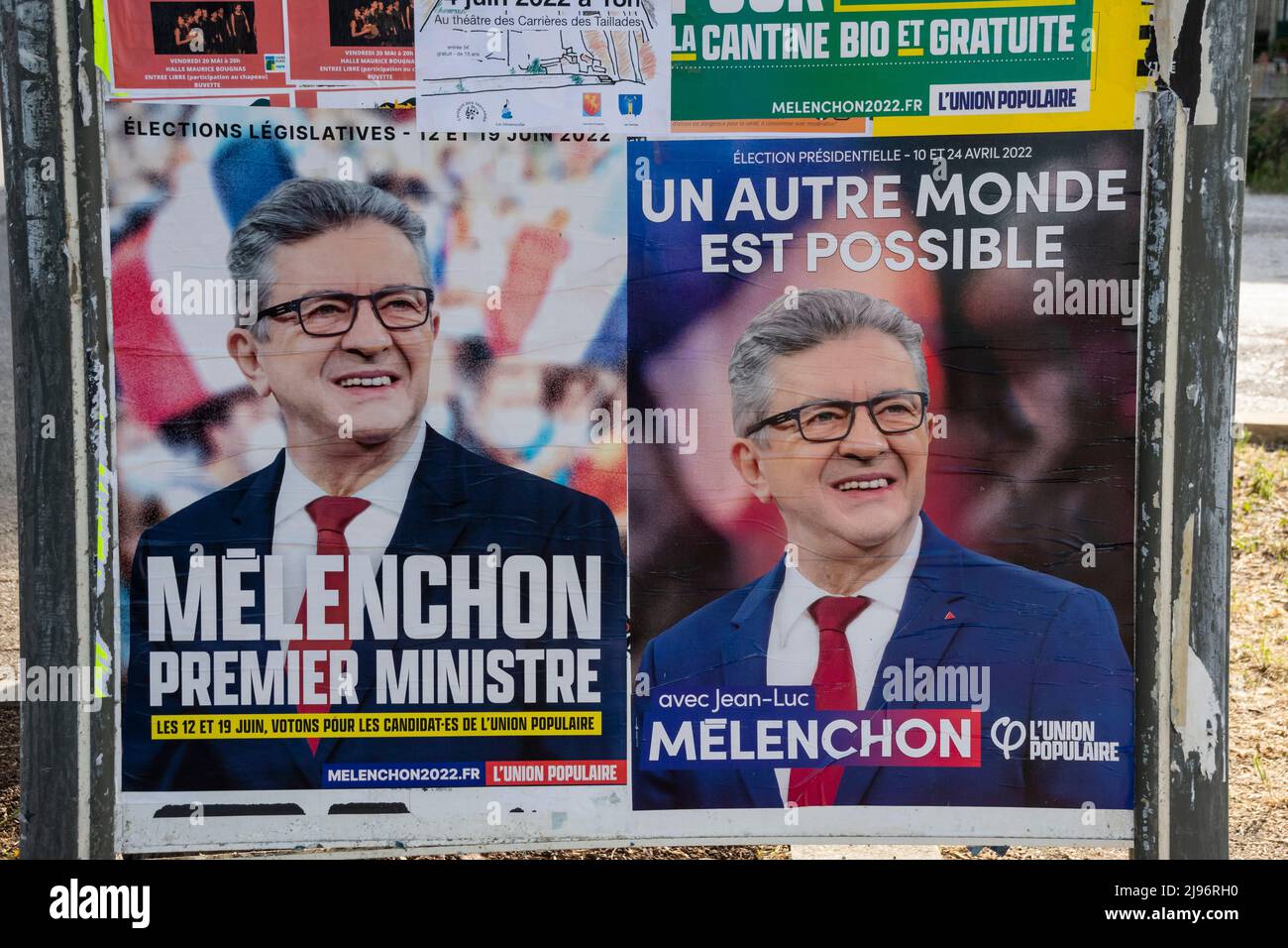 2022 French legislative elections Stock Photo