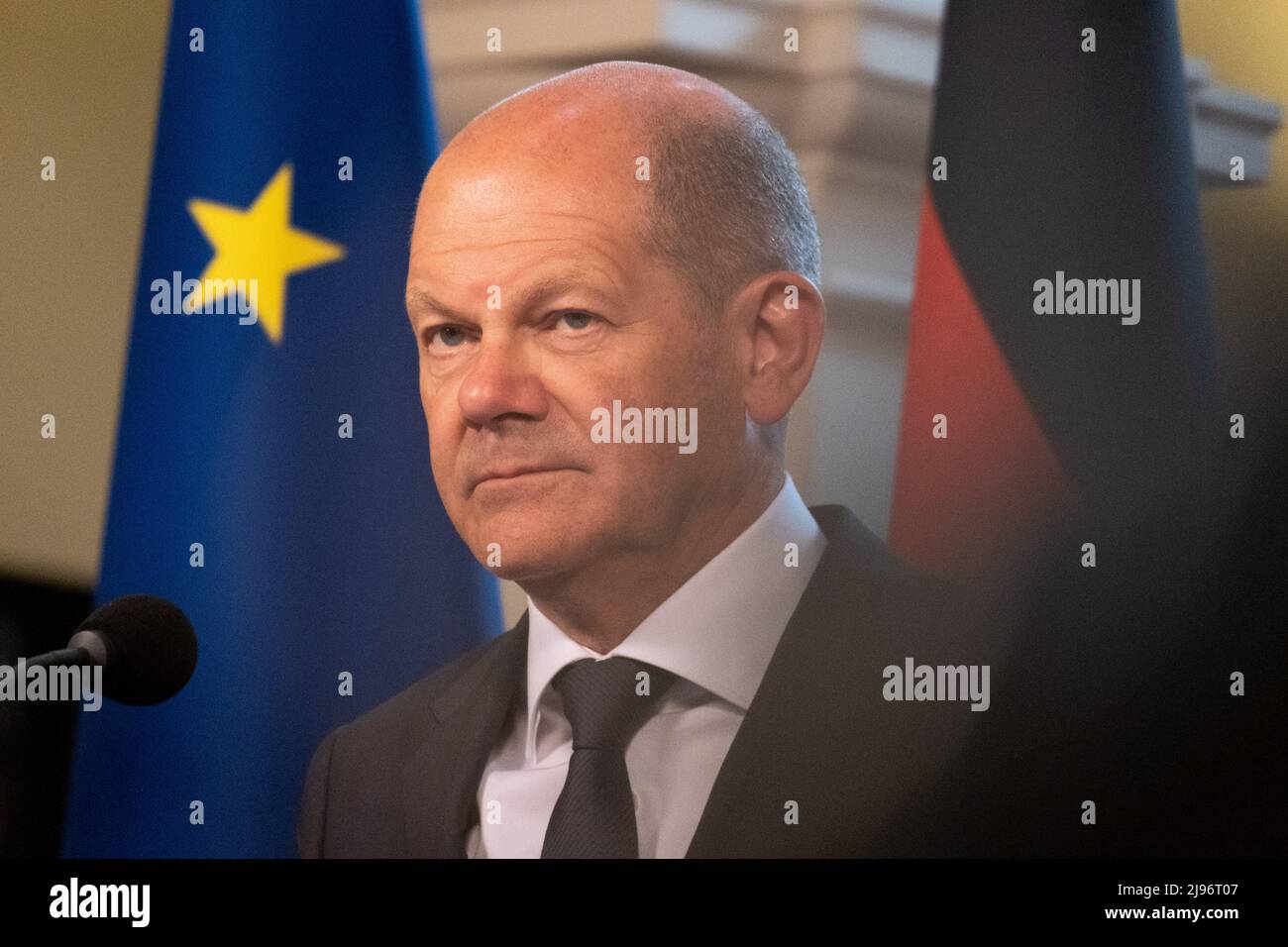 Netherlands, The Hague on 2022-05-19. German Chancellor Olaf Scholz