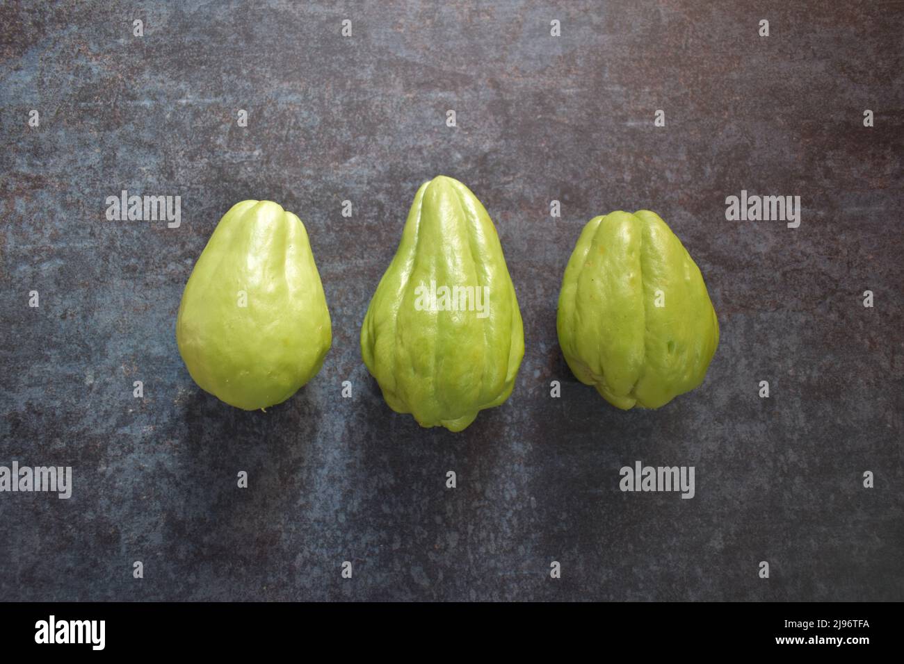 Raw whole fresh Chayote squash Stock Photo Alamy