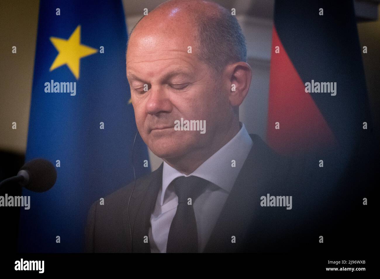 Netherlands, The Hague on 2022-05-19. German Chancellor Olaf Scholz