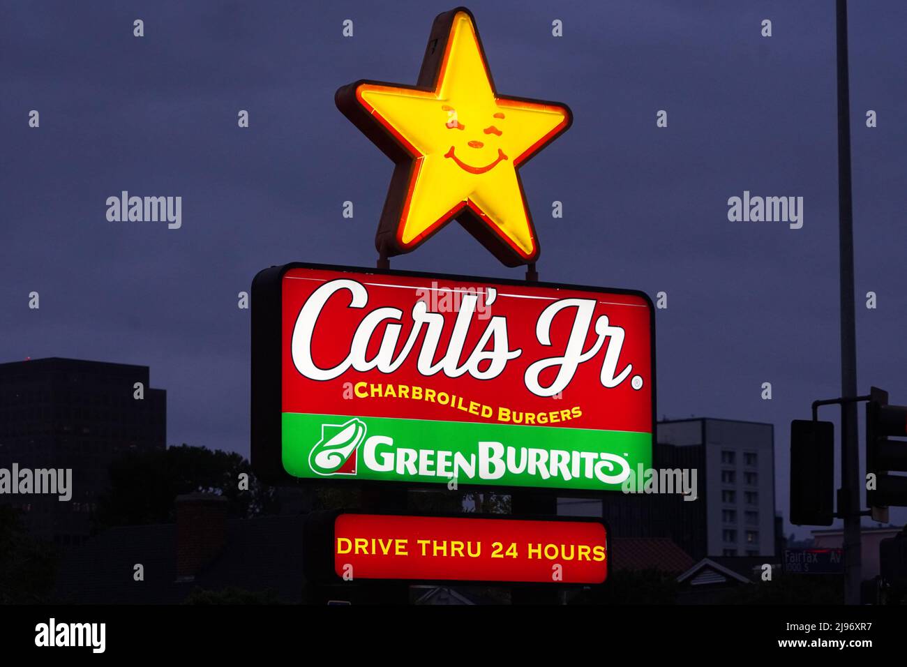 Carls jr sign hi-res stock photography and images - Alamy