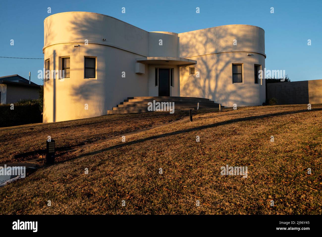 Art Deco house in Glen Innes, New South Wales, Australia Stock Photo