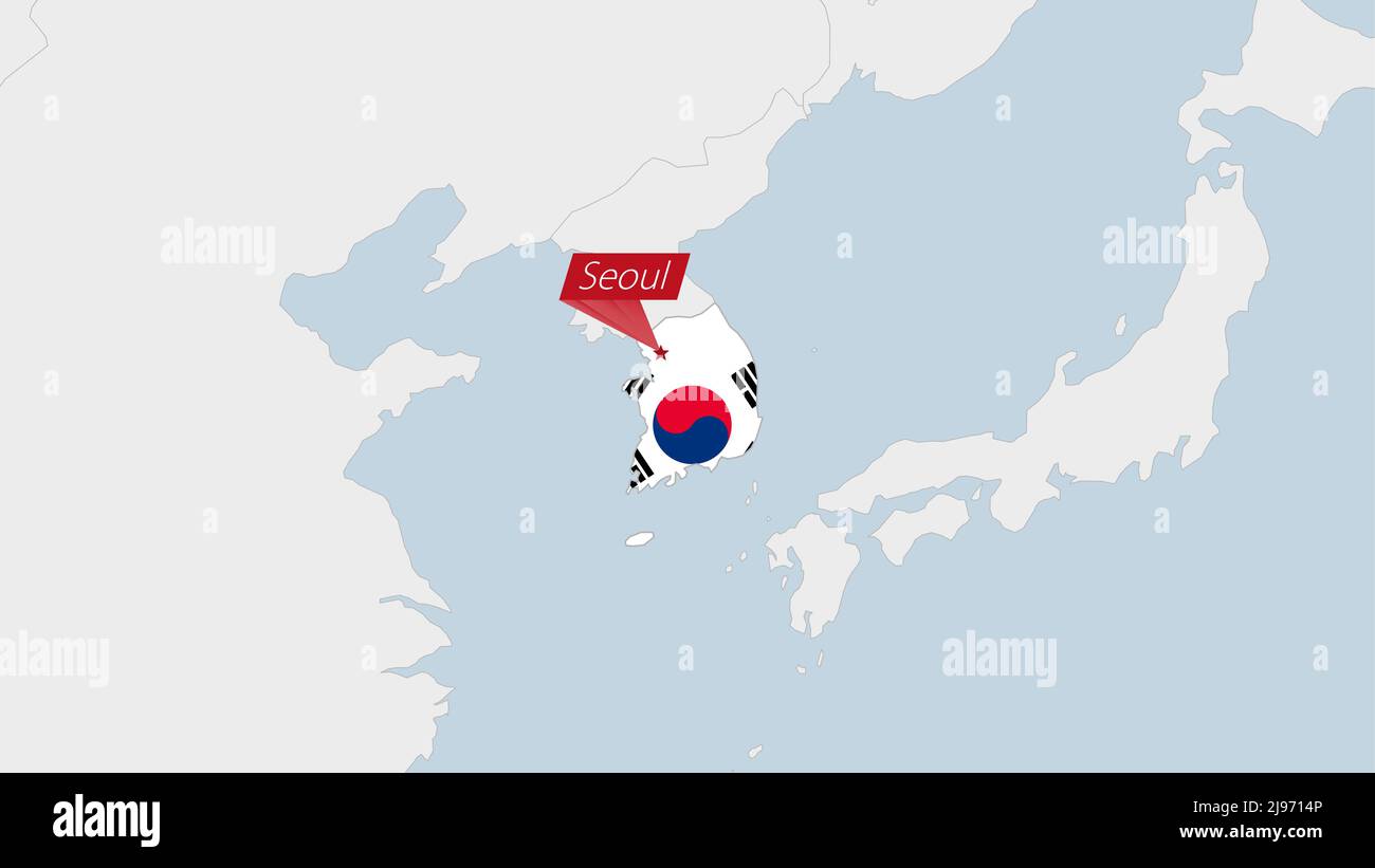 Asia highlighted south korea hi-res stock photography and images - Alamy
