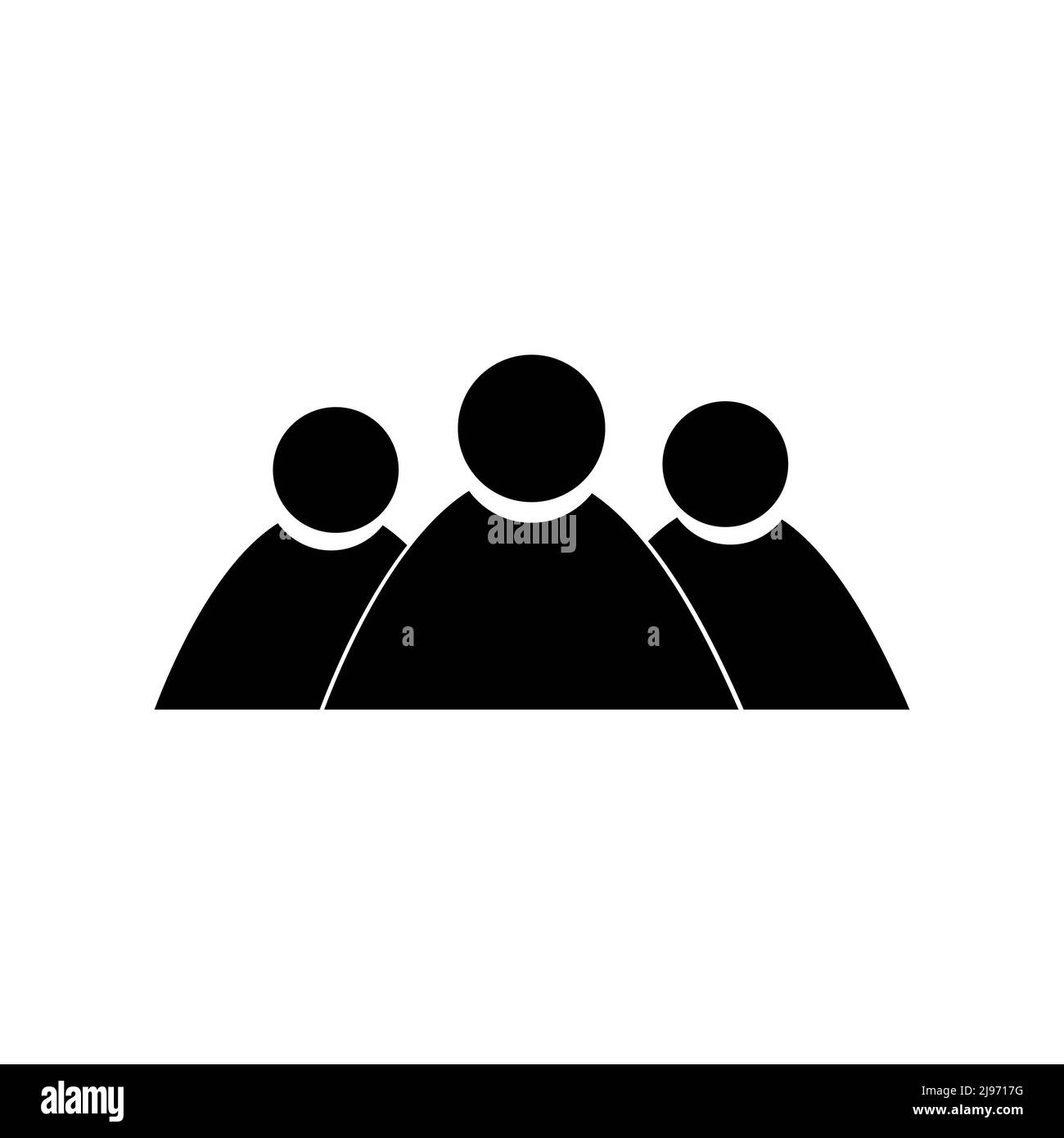 people logo stock illustration design Stock Photo