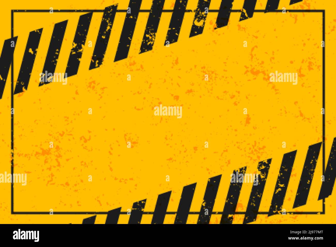 yellow warning background with black stripes Stock Vector Image & Art