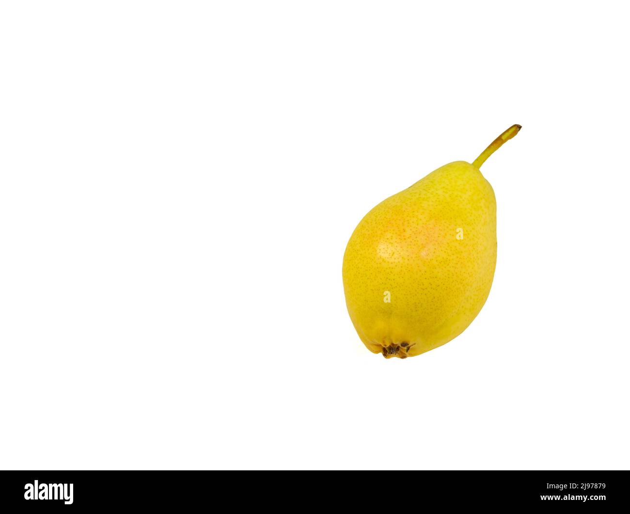 Yellow pear. Variety - Santa Maria. Fresh Stock Photo