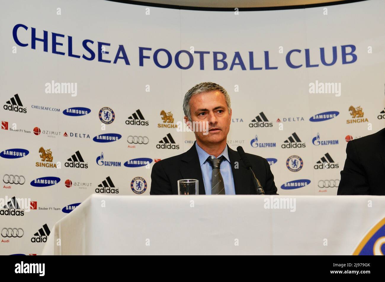 Press room, Chelsea Football Club, Stamford Bridge, Chelsea, London,  England Stock Photo - Alamy