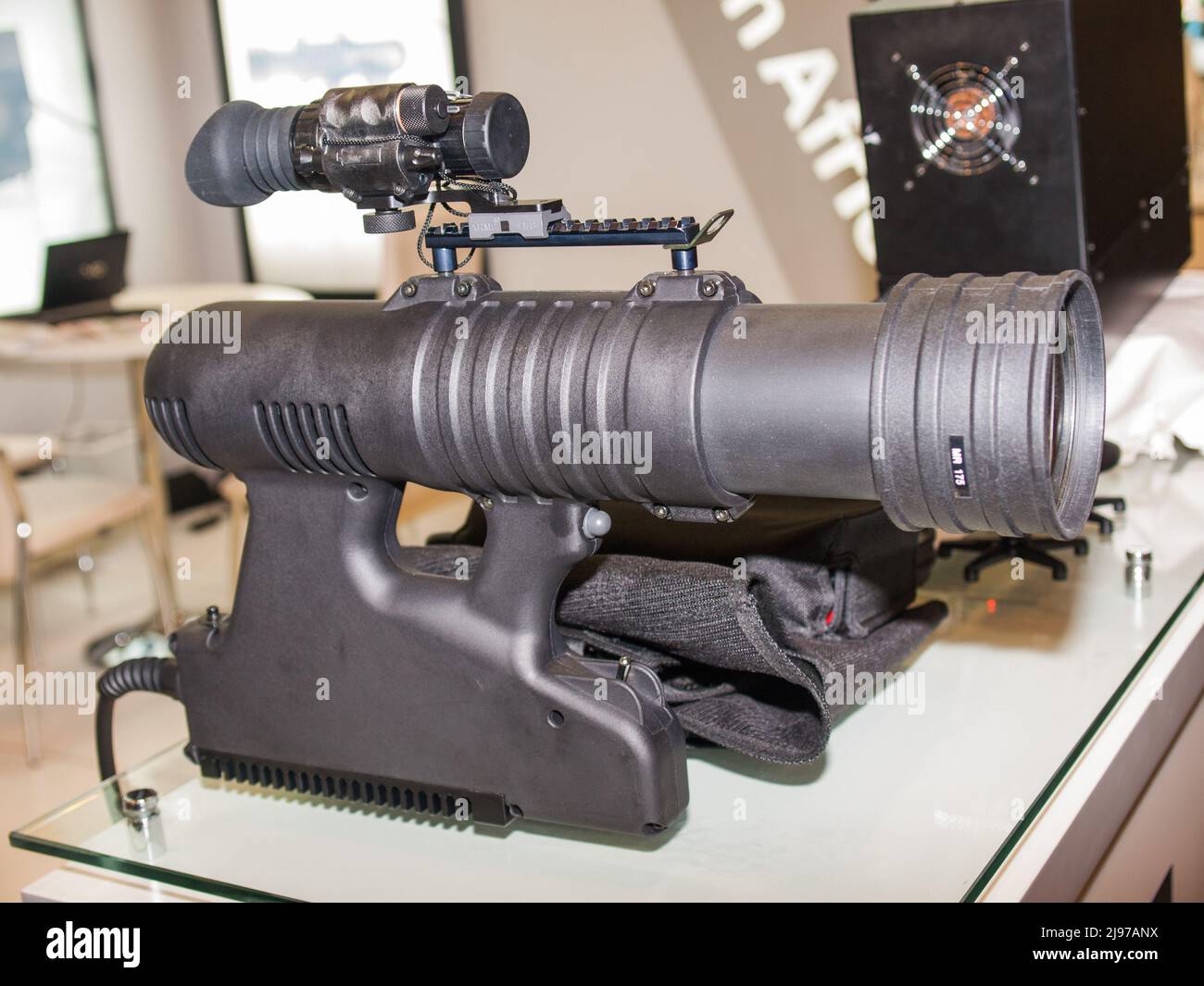 Abu Dhabi, UAE Feb.23. 2011 Megaray MR175 Visible and IR Illuminator