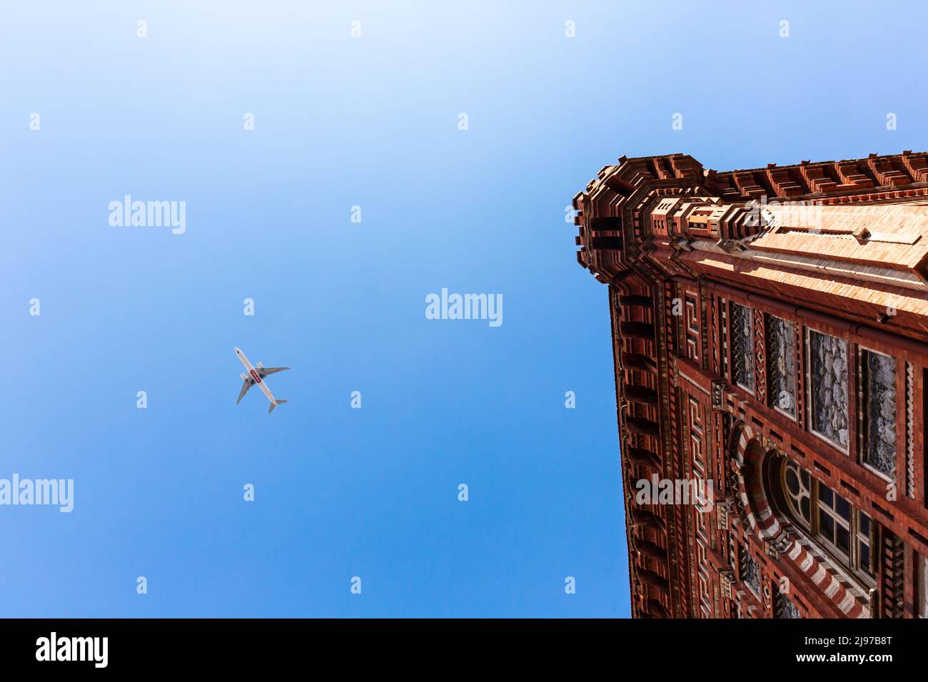 Aerial flying over istanbul city hi-res stock photography and images ...