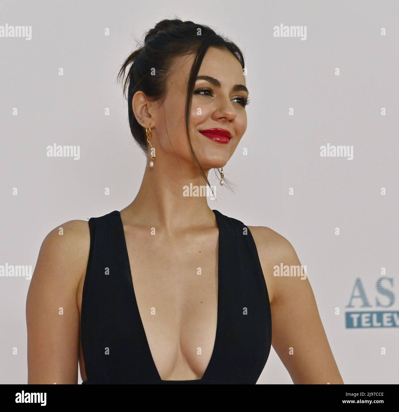 Los Angeles, USA. 21st May, 2022. Victoria Justice attends the 29th annual Race To Erase MS gala at the Fairmont Century Plaza in Los Angeles on Friday, May 20, 2022. Photo by Jim Ruymen/UPI Credit: UPI/Alamy Live News Stock Photo
