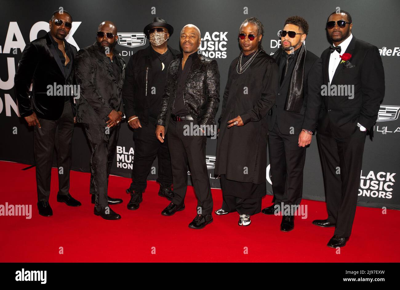 R&B Group Dru Hill arrive on the Red Carpet of the 7th Annual Black