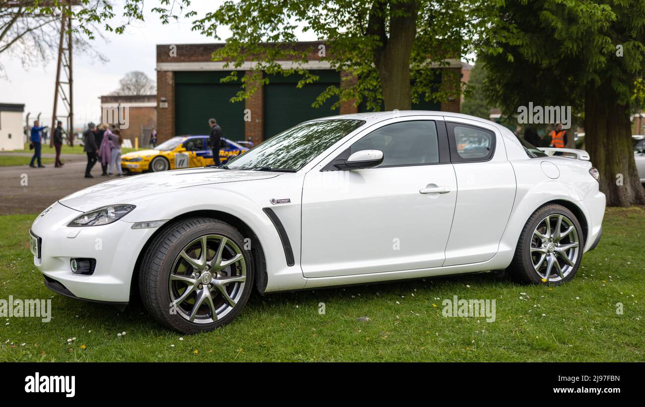 Mazda RX-8 40th Anniversary Limited Edition, on display at the April Scramble held at the Bicester Heritage Centre on the 23rd April 2022 Stock Photo