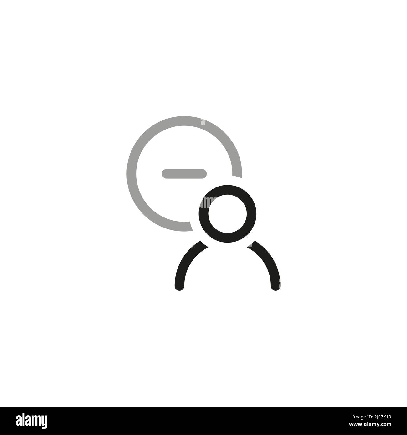 Simple Video Conference Interface Related Vector Line Icons. Contains such Icons as Share Screen, Mute Button, Switch to Presenter View. Stock Vector