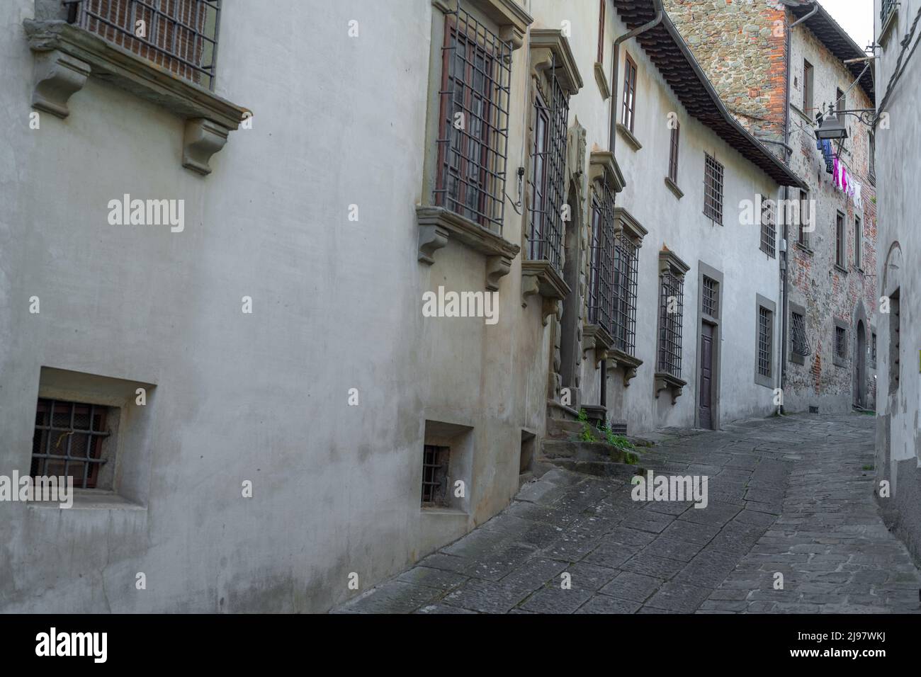 The village of Colle di Buggiano in 'Svizzera Pesciatina' Tuscany, Italy Stock Photo