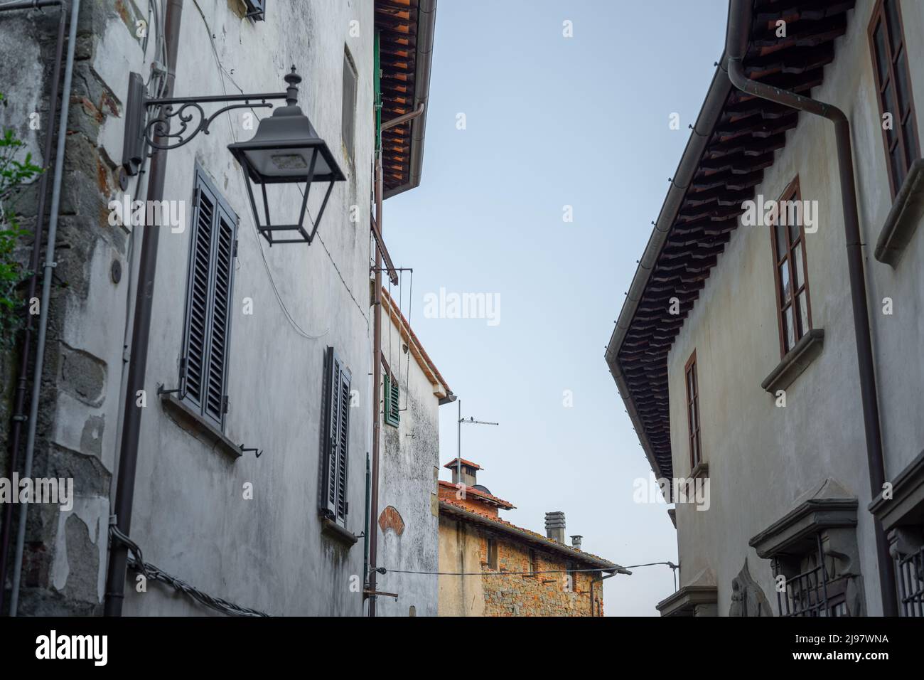 The village of Colle di Buggiano in 'Svizzera Pesciatina' Tuscany, Italy Stock Photo