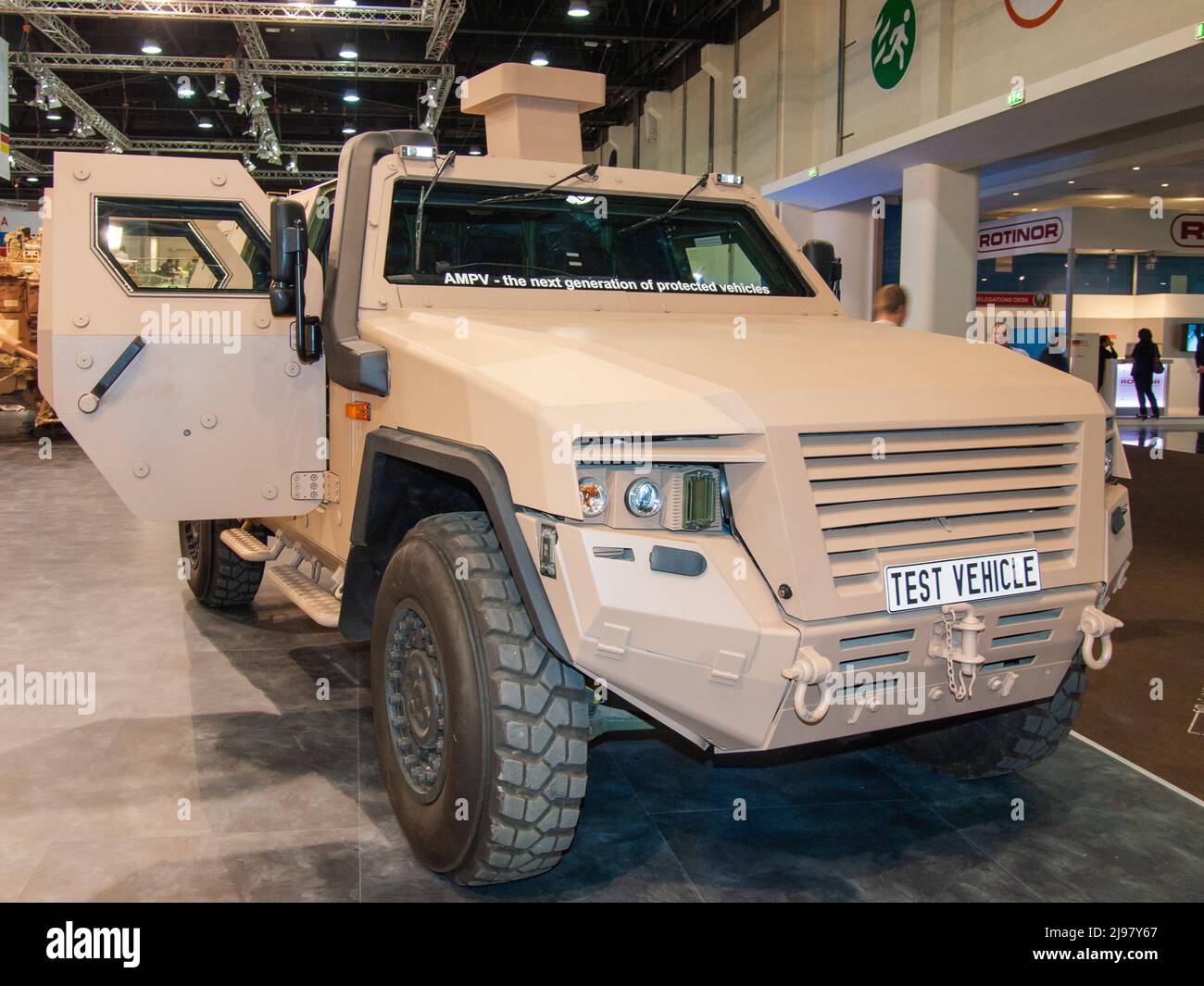 AMPV (Armored MultiPurpose Vehicle ) test vehicle at IDEX 2011 Stock
