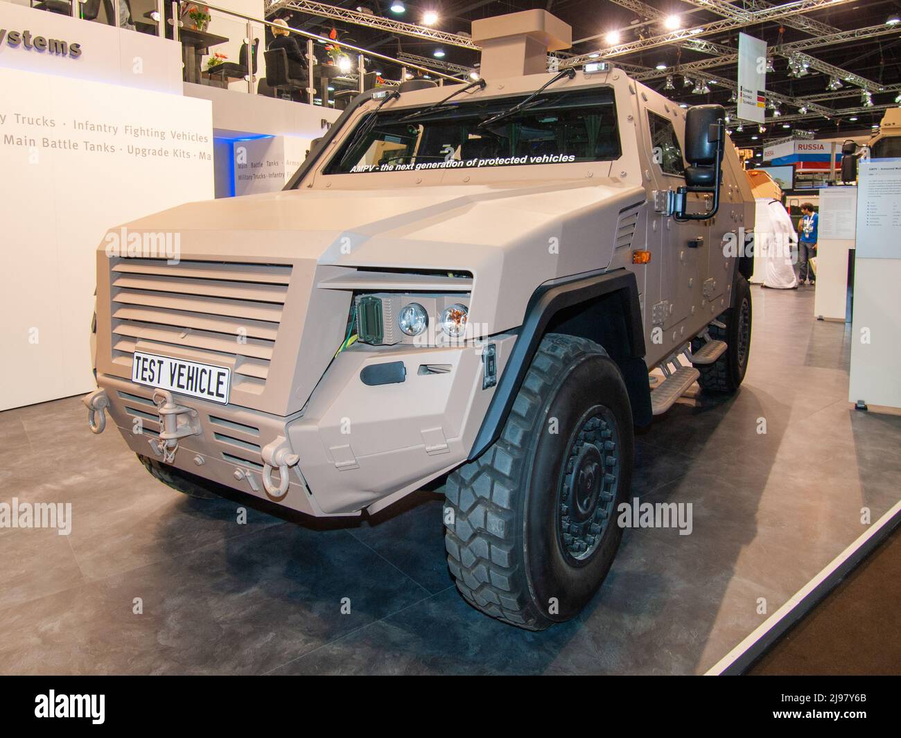 AMPV (Armored MultiPurpose Vehicle ) test vehicle at IDEX 2011 Stock