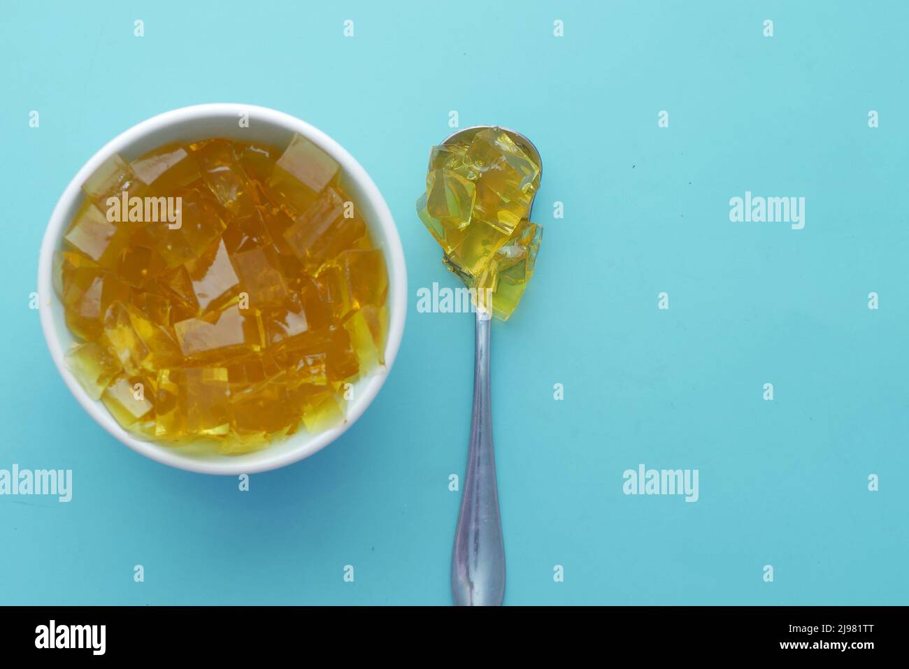Green jelly cube hi-res stock photography and images - Alamy
