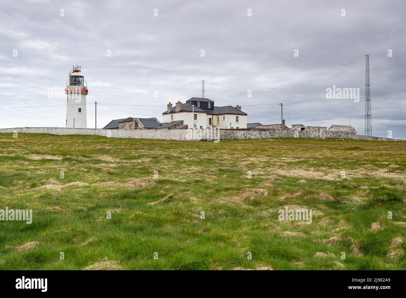 Loop Head lighthouse on the Wild Atlantic Way, County Clare, Ireland Stock Photo