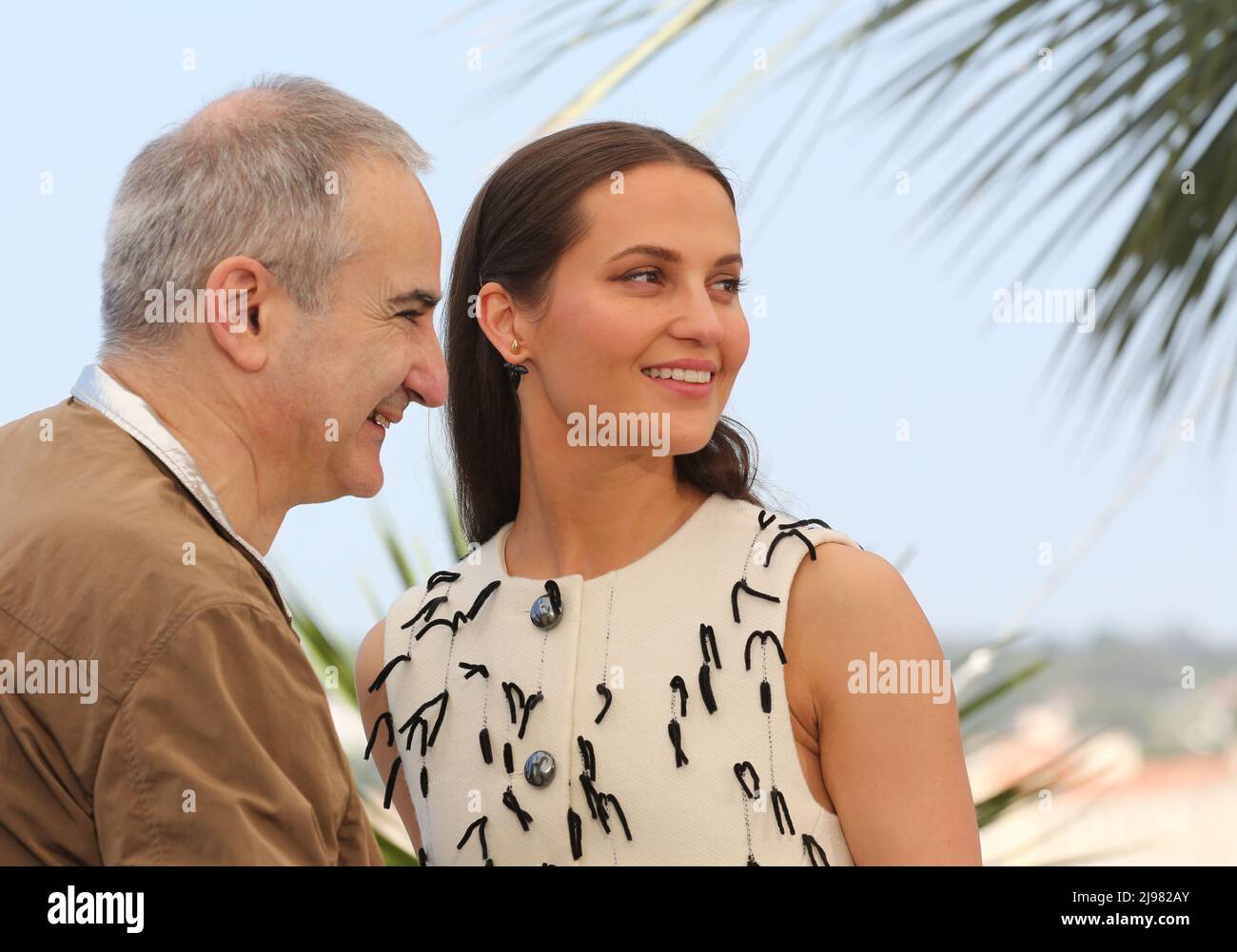 Cannes, France. 21st May, 2022. Swedish actress Alicia Vikander attends the  photo call for Irma Vep at Palais des Festivals at the 75th Cannes Film  Festival, France on Saturday, May 21, 2022.