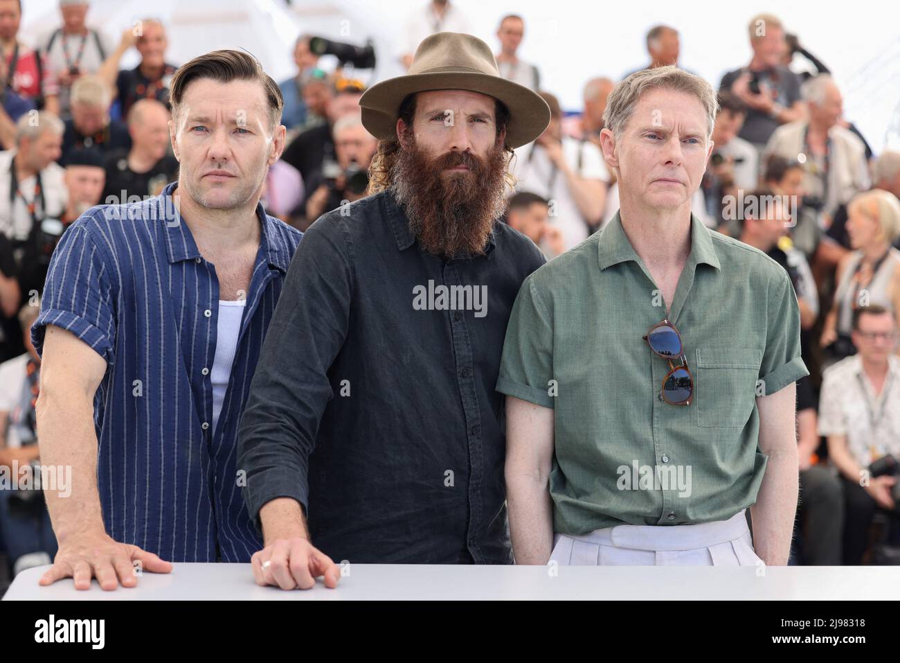 Joel Edgerton, Director Thomas M. Wright, and Sean Harris attending the