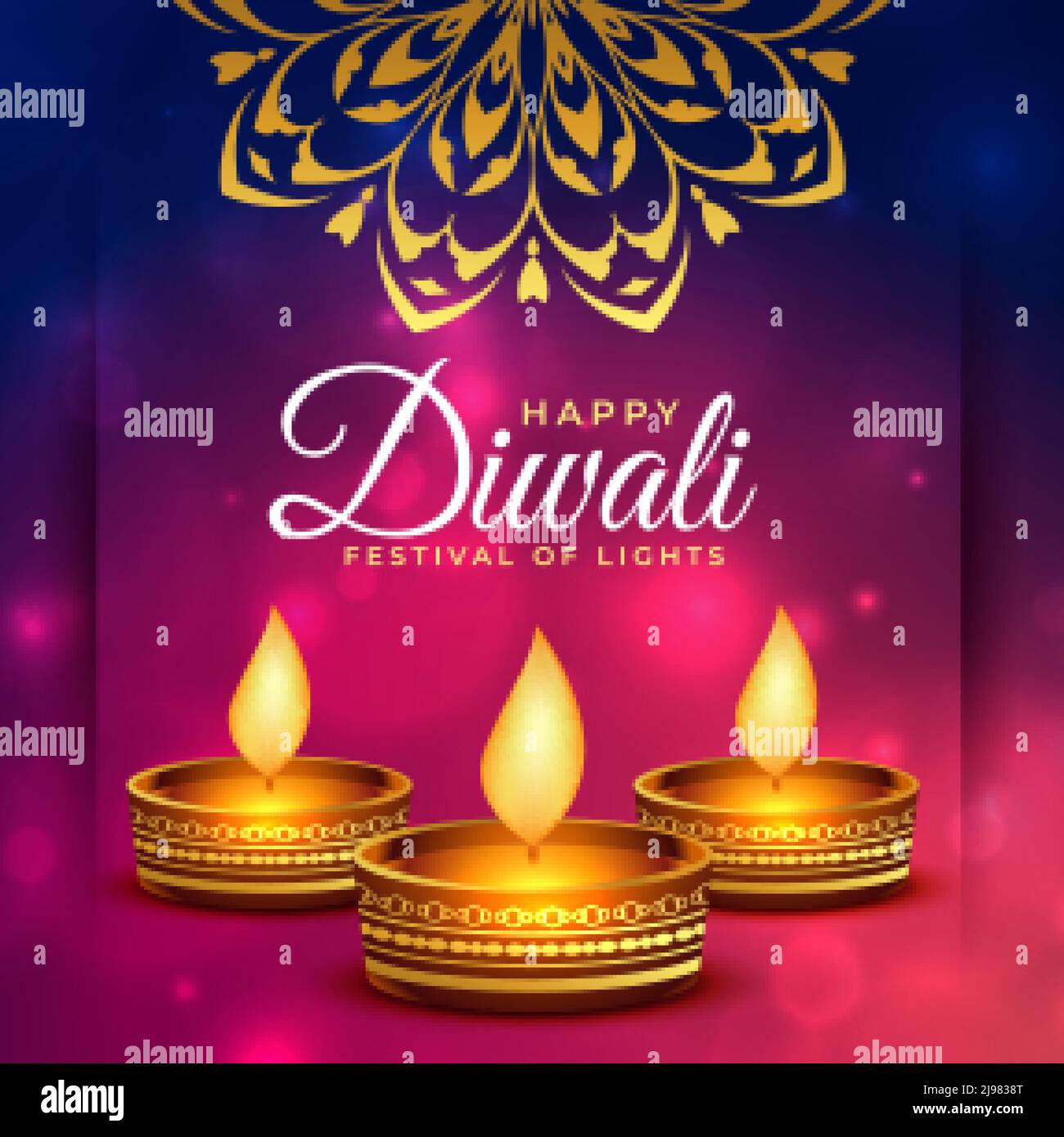 happy diwali greeting with beautiful colors Stock Vector Image & Art - Alamy