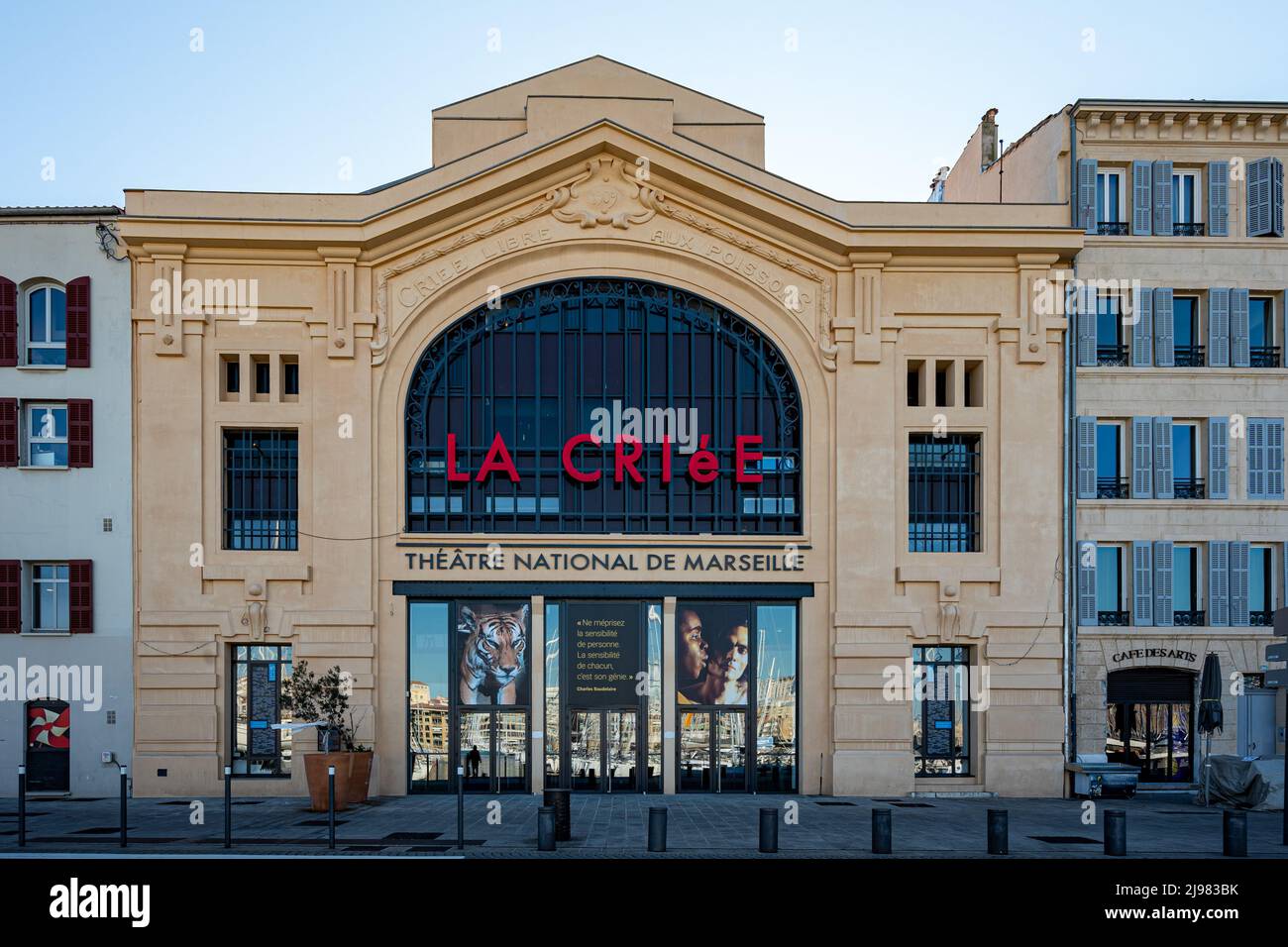 France. Marseille. Bouche-du-Rhone (13). La Criee National Theater of Marseille Stock Photo