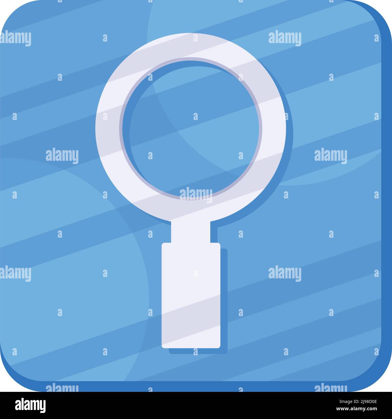 magnifying glass app button icon Stock Vector Image & Art Alamy