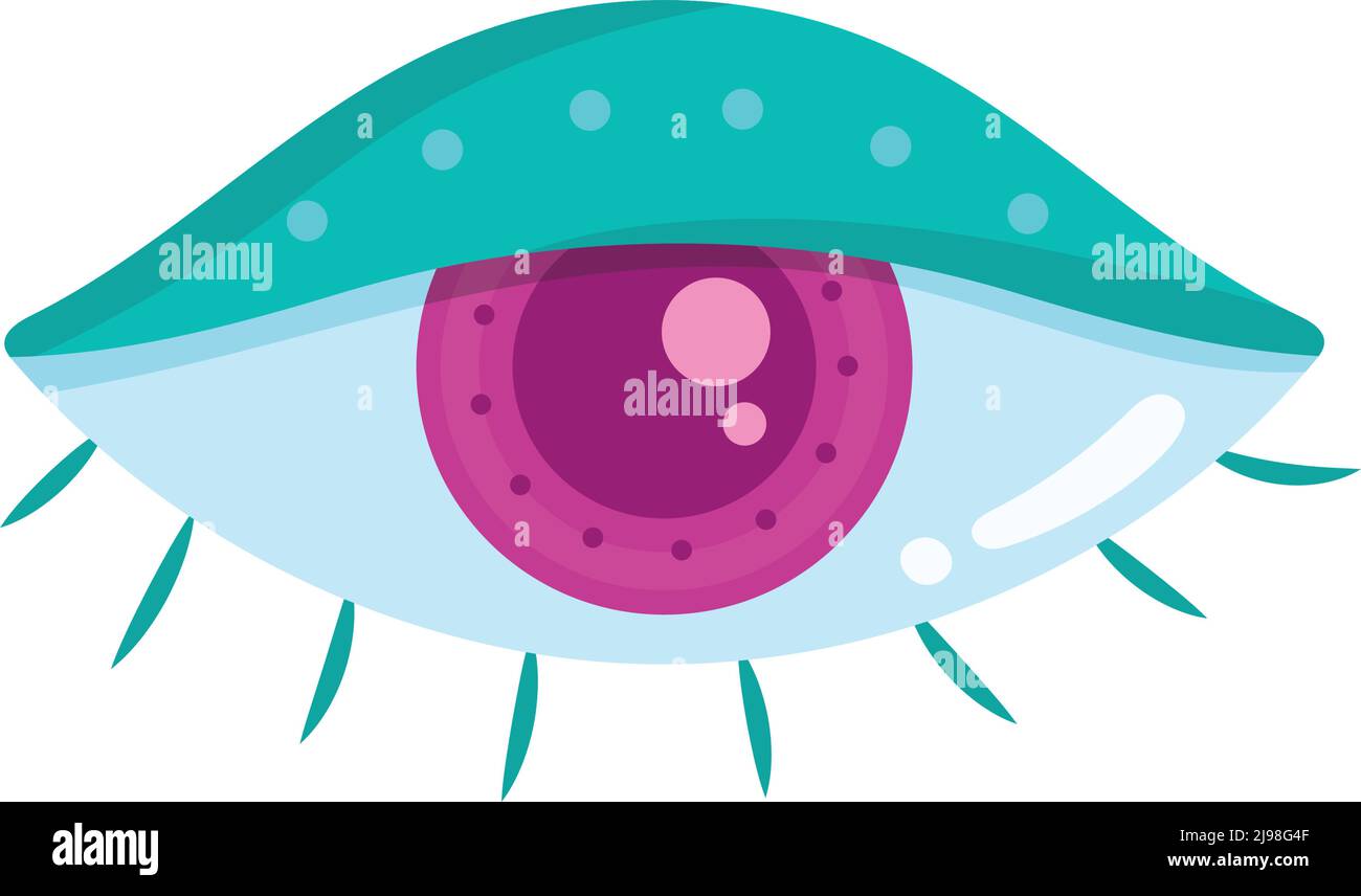 red eye human optical icon Stock Vector Image & Art - Alamy