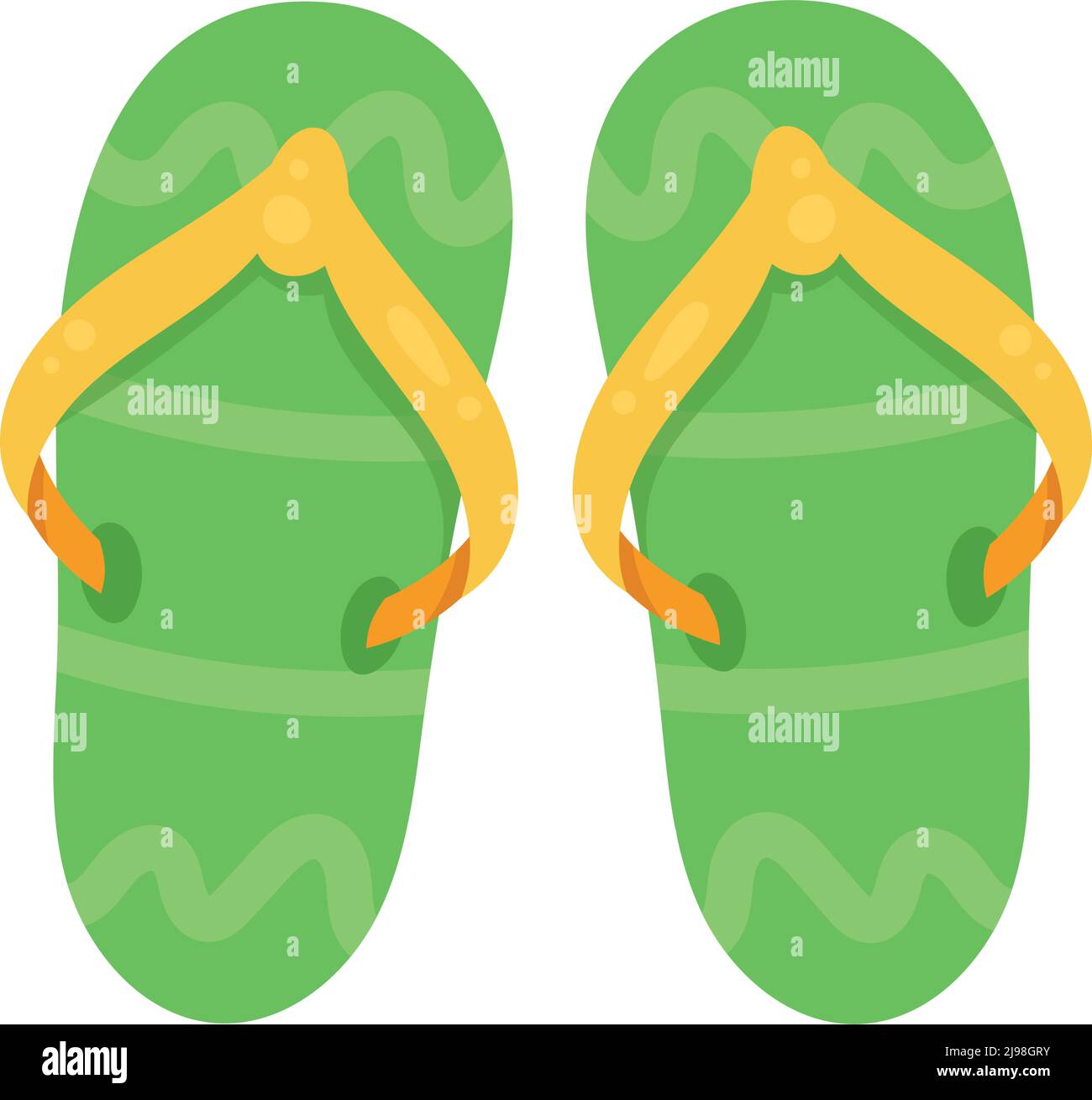 green flip flops nature icon Stock Vector Image & Art - Alamy