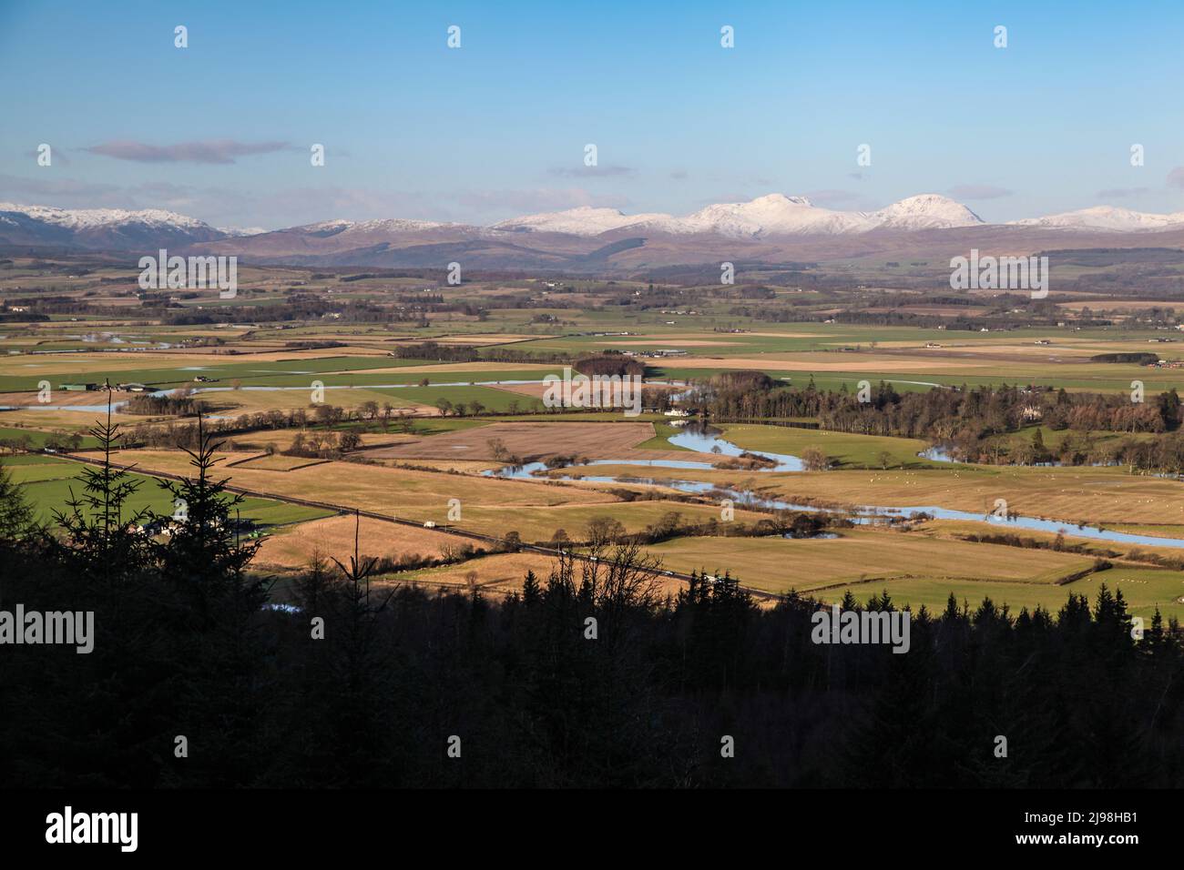 The Forth valley and estuary Stock Photo Alamy