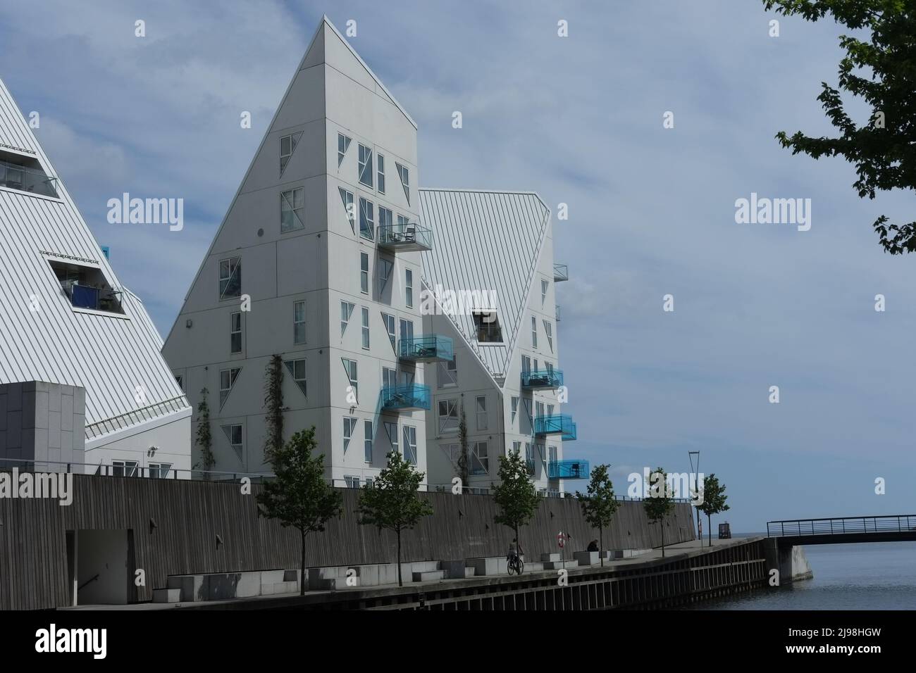Iceberg (Isbjerget) residential complex with 200 apartments at Aarhus ...