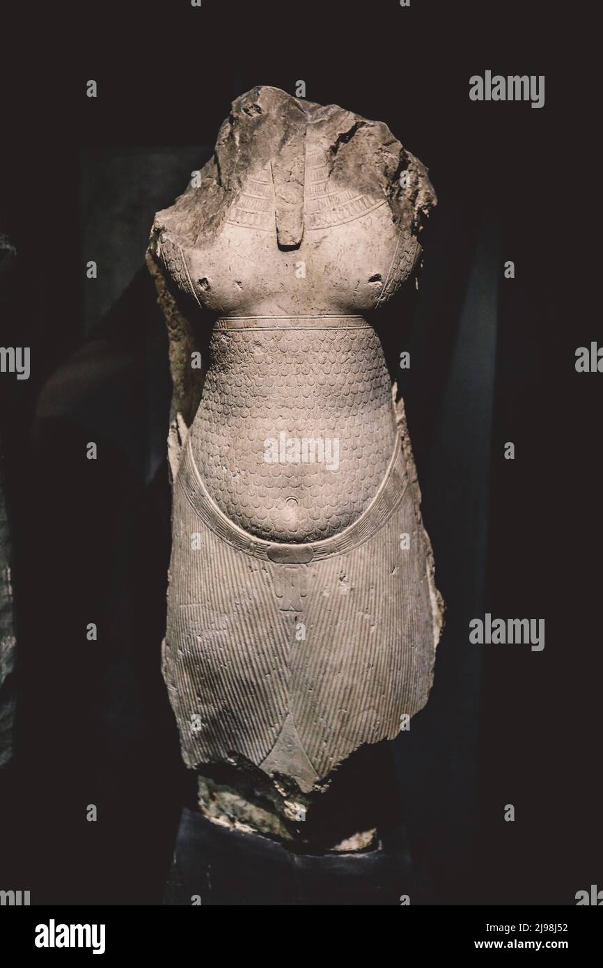 Ancient Exhibits in the Alexandria National Museum Marble and Stone