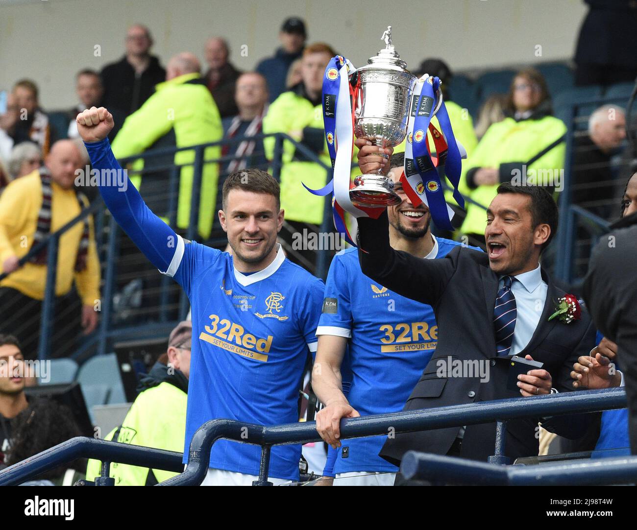 Manager of rangers fc lifts the trophy vs hearts hires stock photography and images Alamy