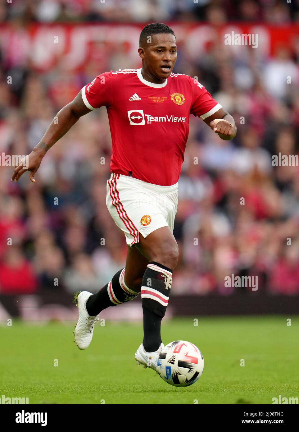 Manchester United Legends' Antonio Valencia during the Legends