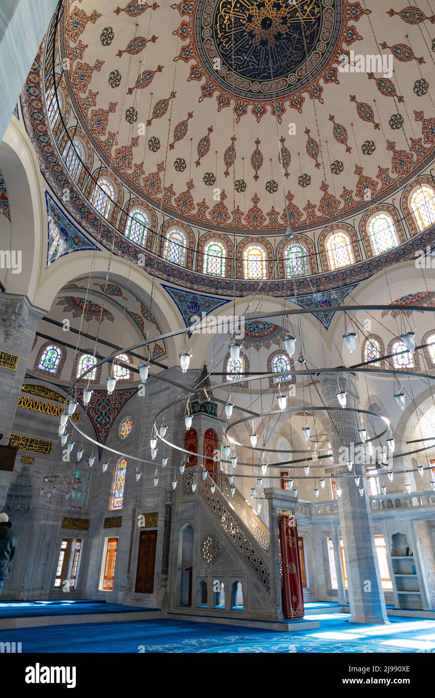 Azapkapi Sokollu Mehmet Pasa Mosque in Istanbul. Istanbul Turkey - 1.14.2022 Stock Photo