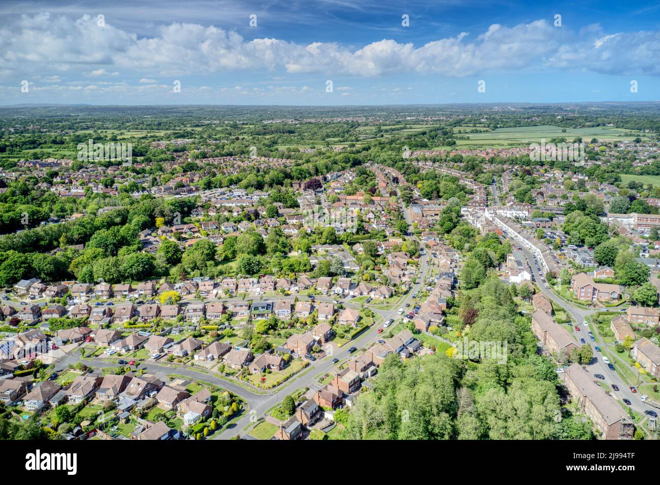 The beautiful village of Hassocks set in the rural countryside of West