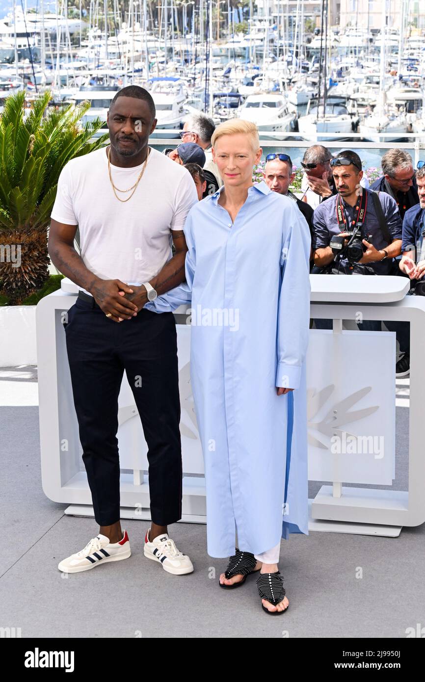 Idris Elba , Tilda Swinton 75th Cannes Film Festival Photocall of the