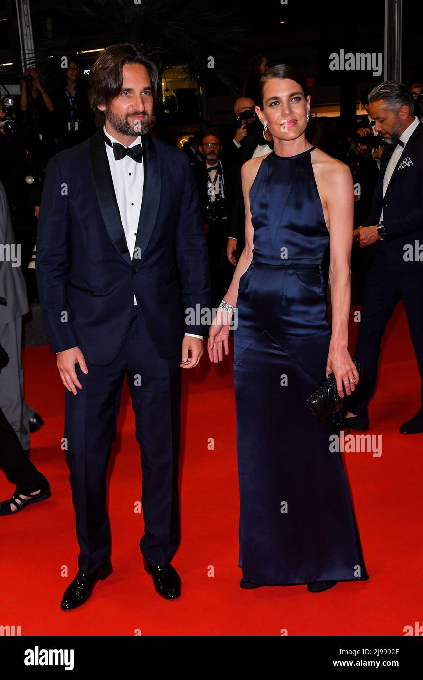 Dimitri Rassam , Charlotte Casiraghi 75th Cannes Film Festival Red ...