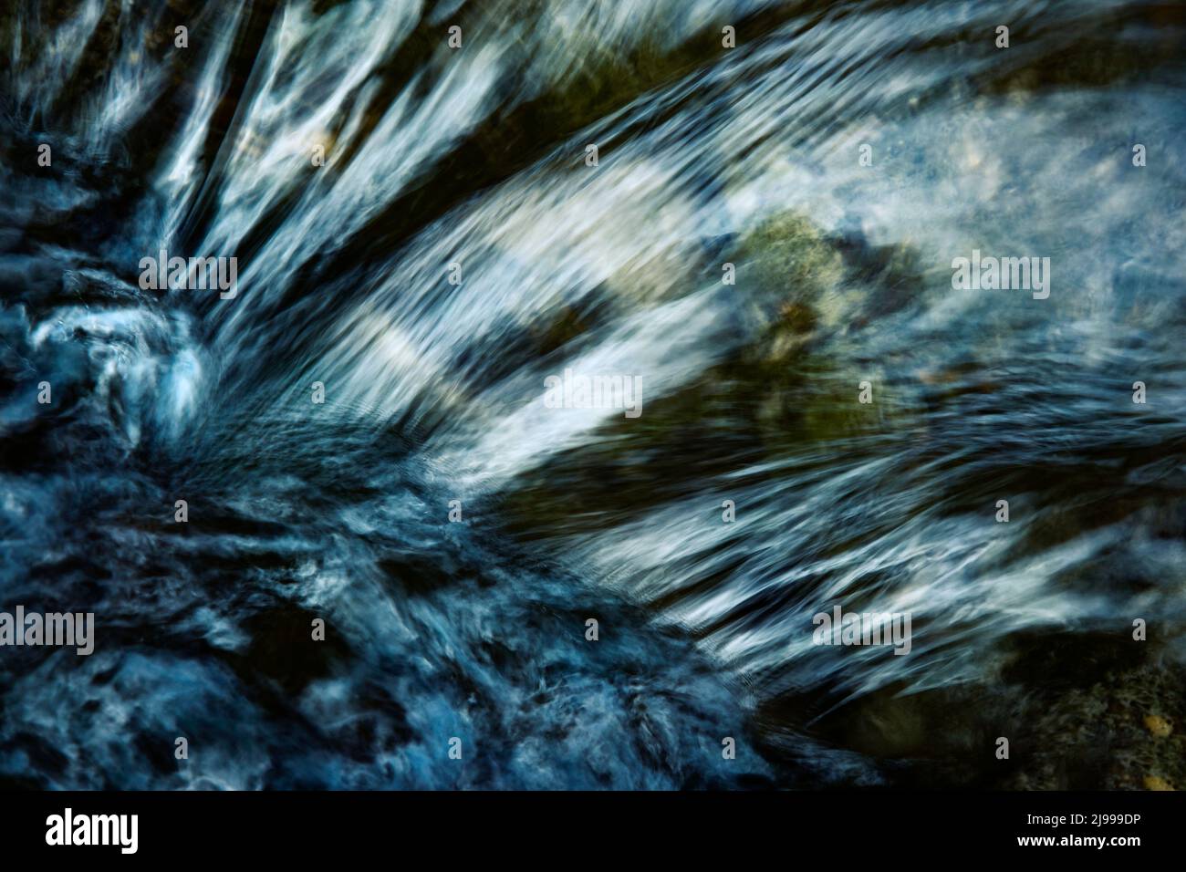 abstract background or texture Detail of a dark ripple on the river ...