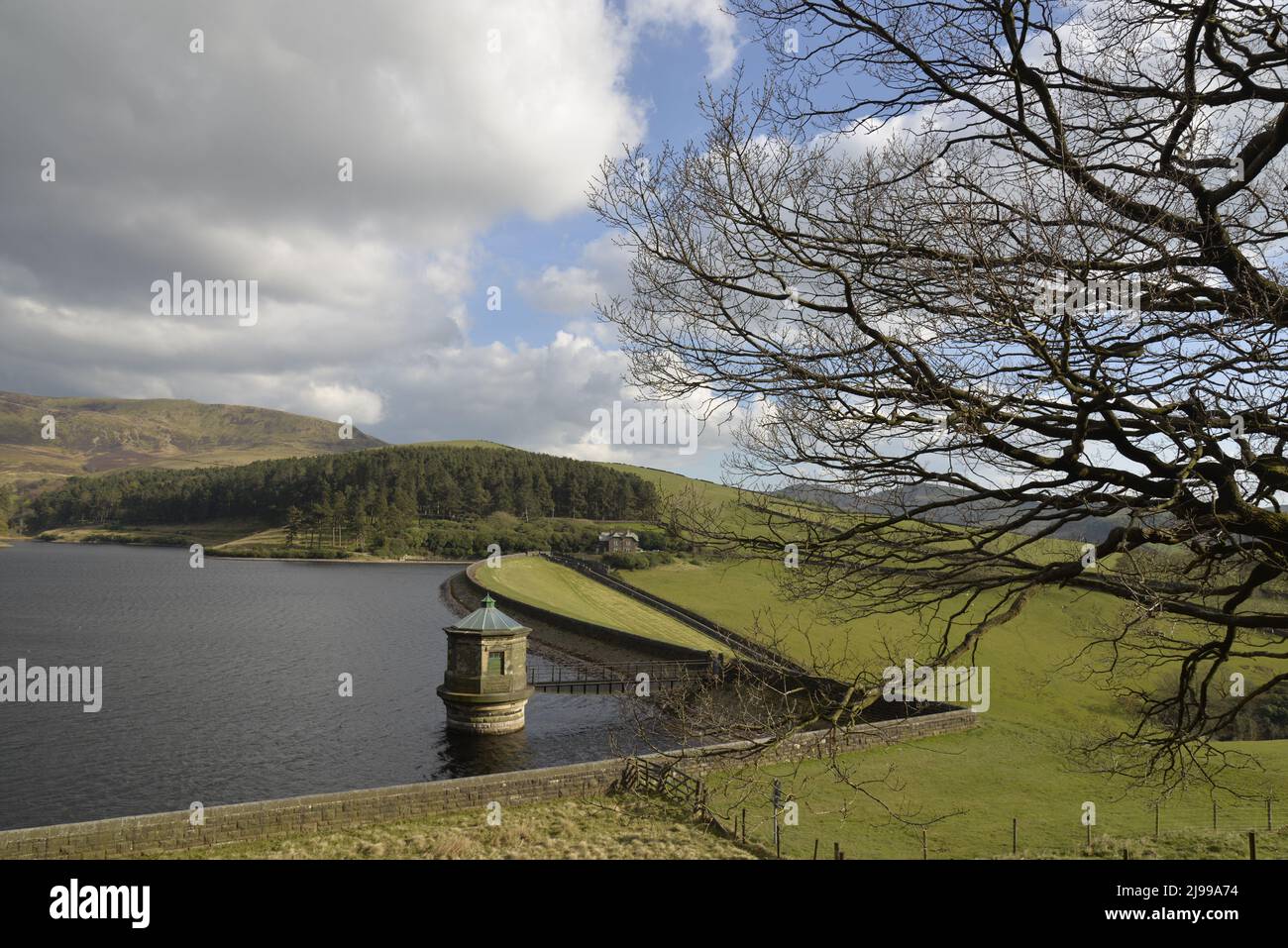Kinder Reservoir, Peak District, Derbyshire, UK Stock Photo