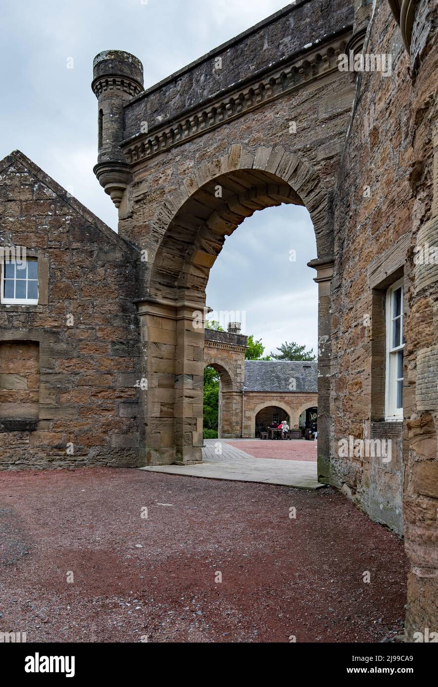 Culzean Castle & Country Park in Dumfries & Galloway Maybole, Carrick, on the Ayrshire Coast of Scotland, United Kingdom. National trust for Scotland Stock Photo