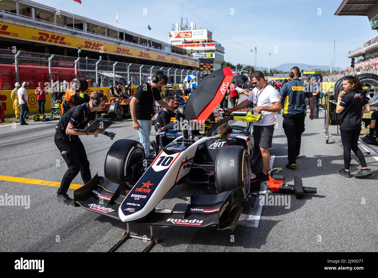 10 Pourchaire Théo (fra), ART Grand Prix, Dallara F2, action during the 4th round of the 2022 FIA Formula 2 Championship, on the Circuit de Barcelona-Catalunya, from May 20 to 22, 2022 in Montmelo, Spain - Photo Sebastiaan Rozendaal / Dutch Photo Agency / DPPI Stock Photo