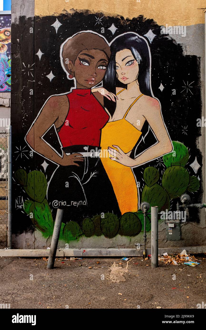Albuquerque, New Mexico street art Stock Photo - Alamy