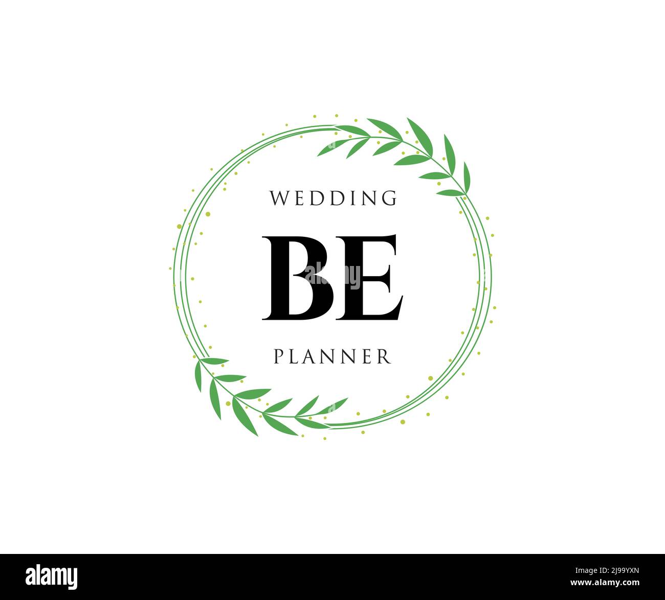 BE Initials letter Wedding monogram logos collection, hand drawn modern ...