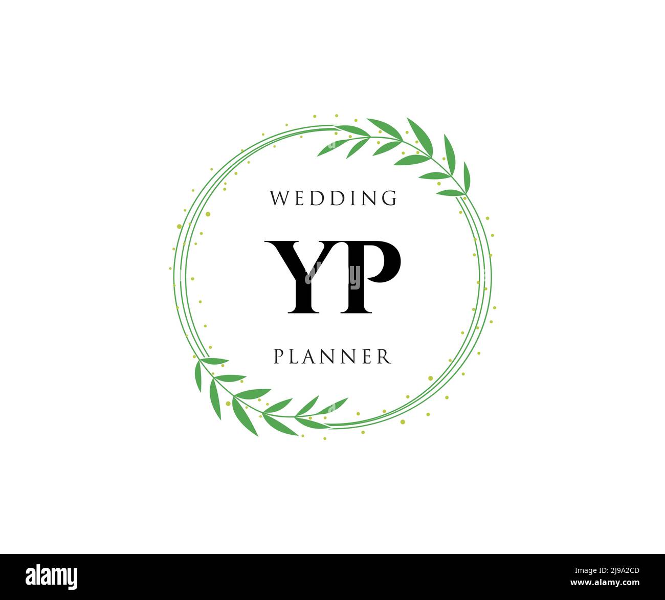 YP Initials letter Wedding monogram logos collection, hand drawn modern ...